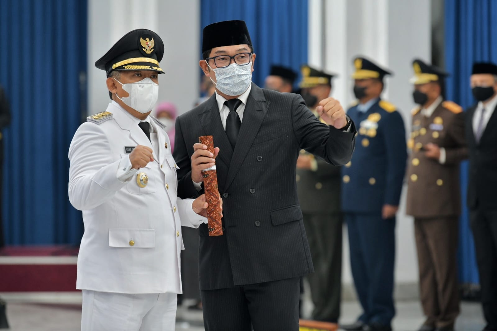 Ridwan Kamil Titip Kepada Yana Mulyana Jaga  Kondusivitas Bandung Jelang Tahun Politik 2024