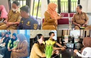 Perkuat Budaya Anti Korupsi, Inspektorat Sulbar Turun Langsung Dampingi Pengguna Layanan Isi Kuesioner SPI KPK