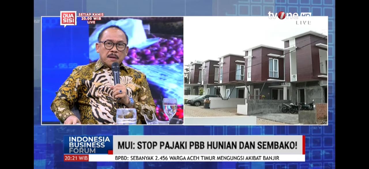Suhardi Duka Soroti Ketidakadilan Pajak dan Pendapatan Daerah di IBF TVOne