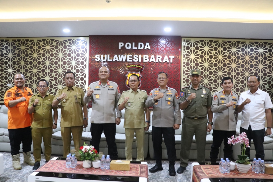 Junda Maulana Temui Kapolda Sulbar: Sinergi Amankan Pembangunan Daerah