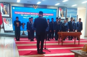 14 Pejabat Definitif Eselon II Pemprov Sulbar Dilantik