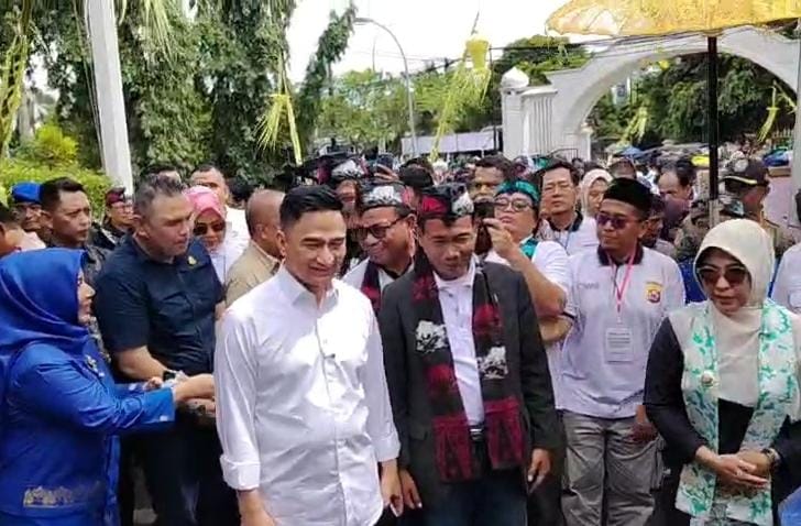 Peserta HPN 2026 SMSI Disambut Meriah Bupati Pandeglang dan Wakil Gubernur Banten