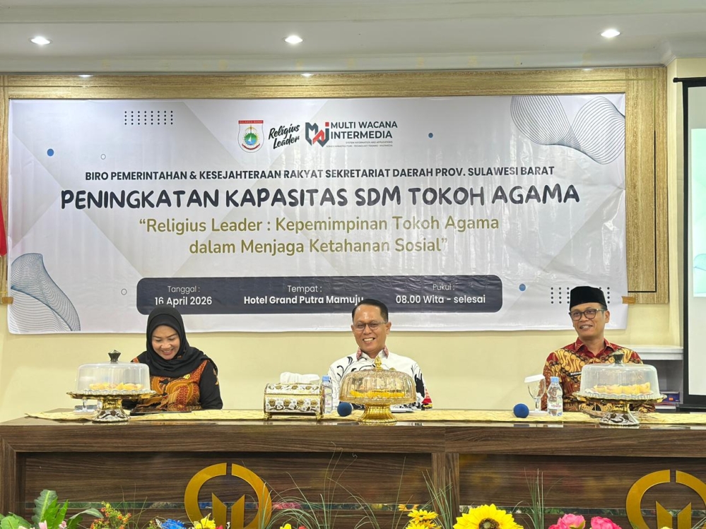 Junda Maulana Minta Tokoh Agama Sulbar Perkuat Ketahanan Sosial Hadapi Tantangan Global