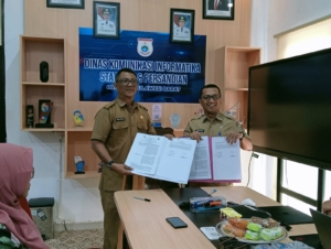 Terima Audiensi Kominfo Majene, Ridwan Djafar Sarankan Pelayanan Publik Berbasis Digital