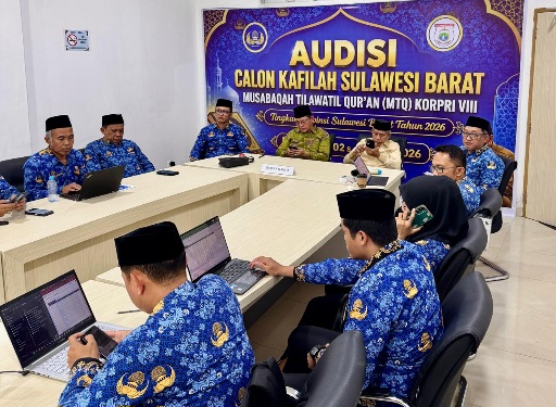 Junda Maulana Buka Secara Resmi Audisi MTQ KORPRI Sulbar
