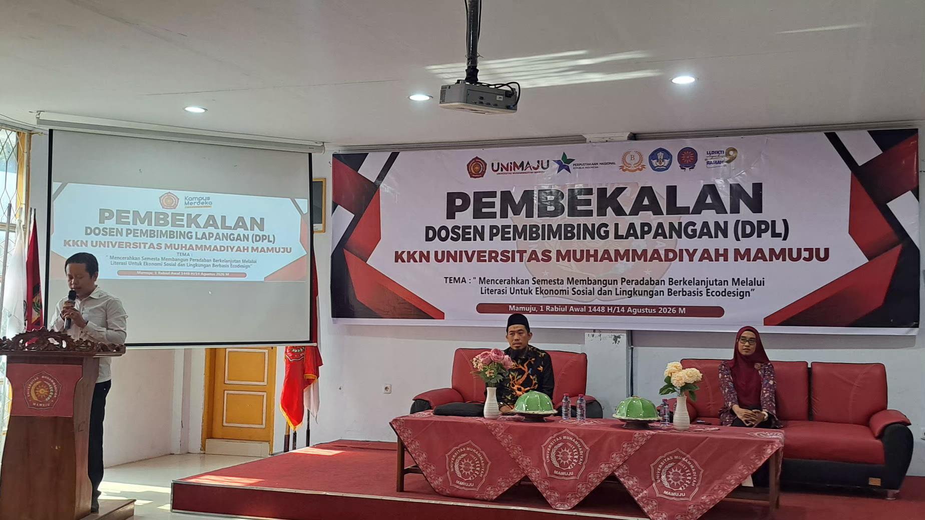 LPPM Unimaju Laksanakan Pembekalan Dosen Pembimbing Lapangan KKN